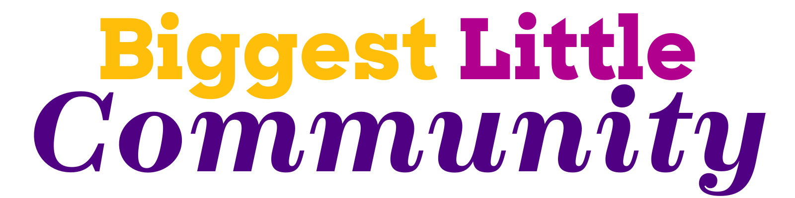 Biggest Little Community Logo